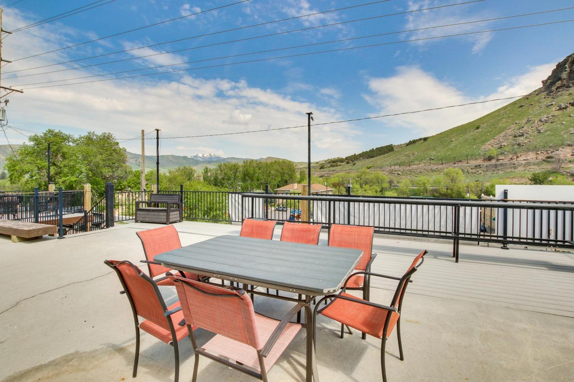Lava Hot Springs Studio With Deck Walk To Hot Pools Exterior photo